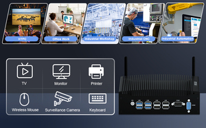 New Design Mini Industrial PC H7-i3-7020U 8*USB Dual COM Fanless EU Plug DDR4 RAM Intel <strong>Linux</strong> Win <strong>Operating</strong> <strong>System</strong> Hot Style