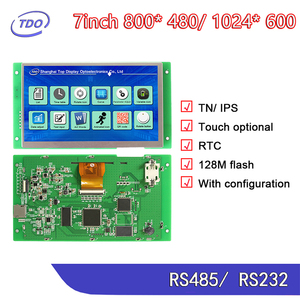 Pantalla lcd IPS de 7 pulgadas 1024x600 programable rs232 uart hmi + Puerto usb - Product Image 2