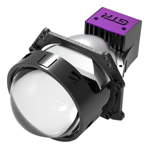 Çift Led farlar projektör Lens Led far Bi Led Bi Led araba farı ışıkları 3.0 inç - Product Image 3