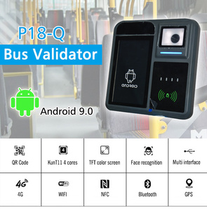 Validatore Bus Android con Scanner di codici QR validatore Bus carta di pagamento dispositivo macchina Bus biglietteria validatore P18-Q