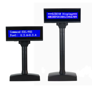 LCD210A 2 линии многоязычный дисплей клиента 40 символов ЖК-дисплей для розничного магазина - Product Image 2