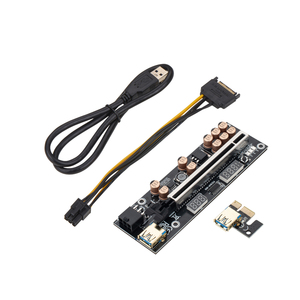 v016立管010s Plus 013 pro PCI-E PCIE立管卡VER 012 011 pro plus PCI Express适配器Molex 6Pin SATA至USB 3.0电缆 - Product Image 1