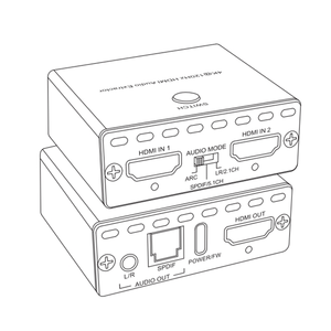 8K @ 60hz 4K @ 120hz HDMI 2.1音频提取器切换器8位VRR DO-lby Vision Atmos SPDIF - Product Image 5