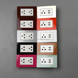 American Standard 110V Nema Power Wall Elektrische Erdung Duplex-Buchsen und Schalter Us <span class=keywords><strong>Outlet</strong></span> Socket Buchse - Product Image 5