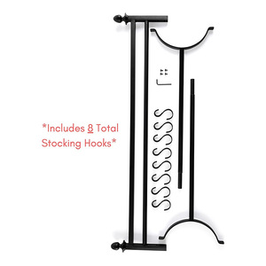 Retail Socks Displayst änder Metall-Arbeits platte mit benutzer definierten Haken - Product Image 2