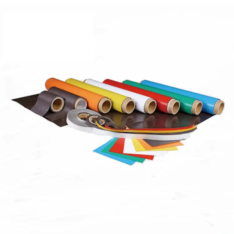 Fast Delivery Professional Strong Magnetive Sheet Magnetic Sheet Rolled Flexible Magnet Sheet Industry Permanent Rubber Magnetic