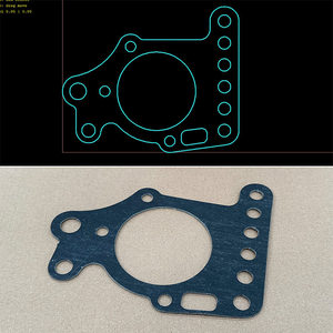 Clean Cutting Edge <strong>CNC</strong> Oscillating Knife Cutting Machine Flatbed Automatic Rubber Dieless Asbestos Gasket Cutting Machine - Product Image 5