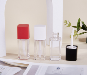5ml Empty square Lip Gloss Tube Big <strong>Doe</strong> Foot Lipgloss square Lip Container for Lip Gloss Custom logo - Product Image 2