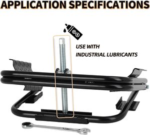RV выравниватель, легкий прицеп, выравнивание шин для RV, прицепа, грузовика, кемпера, выравнивание, черный - Product Image 4
