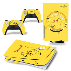 <strong>Custom</strong> Full Body Skin Sticker Protective Vinyl Decal Sticker Game Accessories for PS5 Disc Version Console and <strong>Controllers</strong> - Product Image 4
