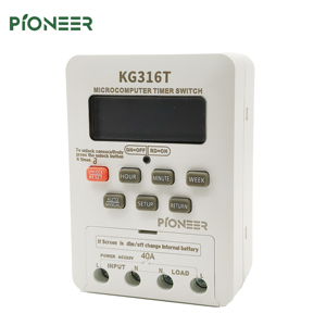 Direkt ab Werk KG316T Digital programmier barer Timer-Schalter 30A Relais für AC 220V 12V 24V 40A max. Aktuelle Zeit schalter
