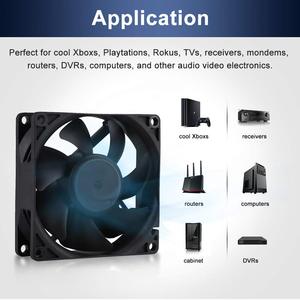 Ventilatore silenzioso per PC, ventola del dispositivo PWM in varie dimensioni utilizzata per la circolazione dell'aria nelle stanze o negli edifici e motori di raffreddamento e qualsiasi utilizzo - Product Image 5