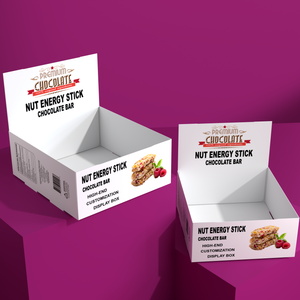 Phân Hủy Sinh Học Năng Lượng Thanh Các Tông Hiển Thị Truy Cập Hộp Sô Cô La Protein Thanh Snack Bao Bì Hộp Cho Lát Ngũ Cốc Cookie - Product Image 4