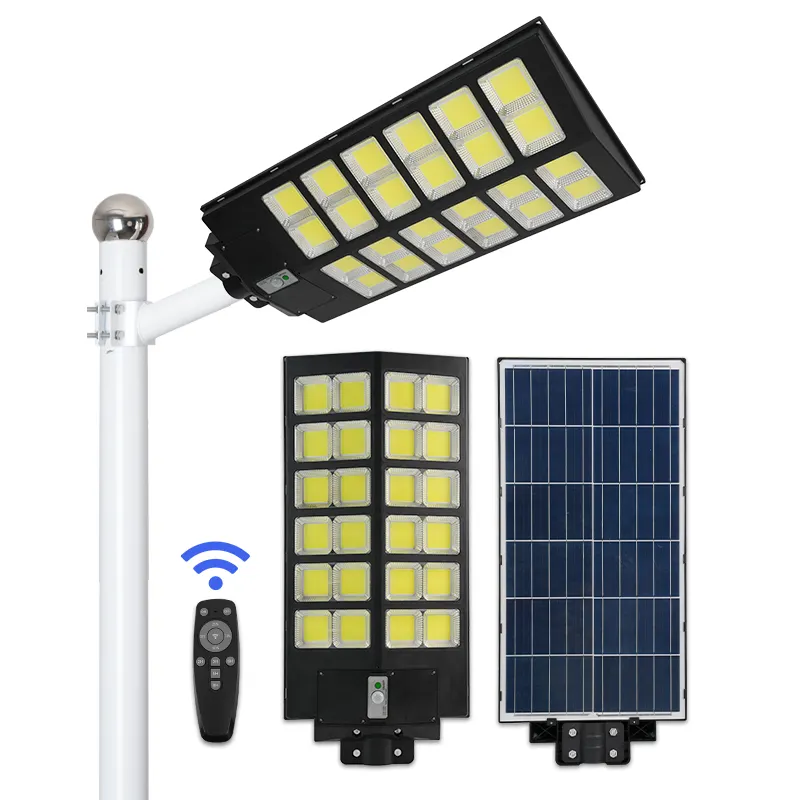 Ad alta potenza 600w 800w 1000w 2000W tutto in uno solare integrato luce di strada a led all'aperto