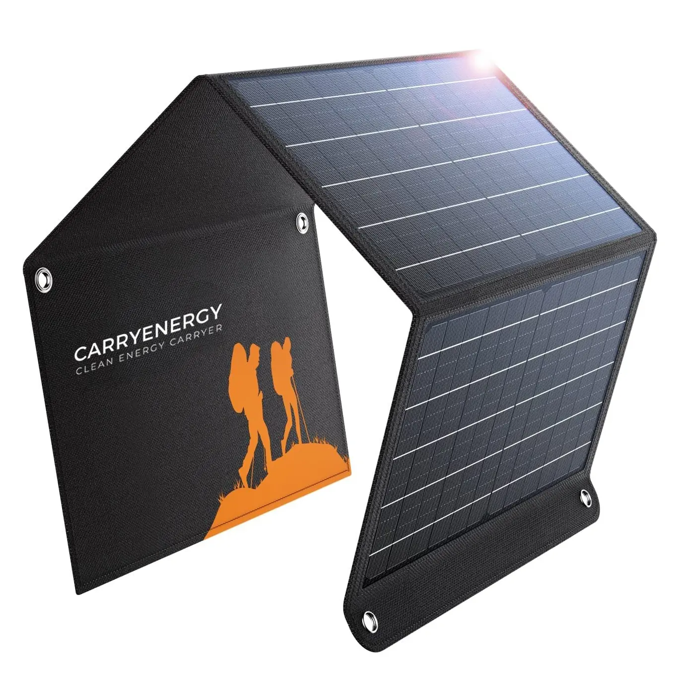 Benutzer definierte kleine wasserdichte USB-Mono-Solarpanel-Anschluss für den Außenbereich Tragbares Solar panel 21W Faltbares Solar panel