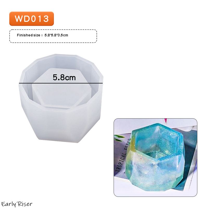 WD013 Molde de copa hexagonal