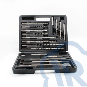 Electric Hammer Drill Bit SDS Plus Drill Bit Set <strong>Chisels</strong> Set 17 Pcs Set <strong>for</strong> Concrete - Product Image 1
