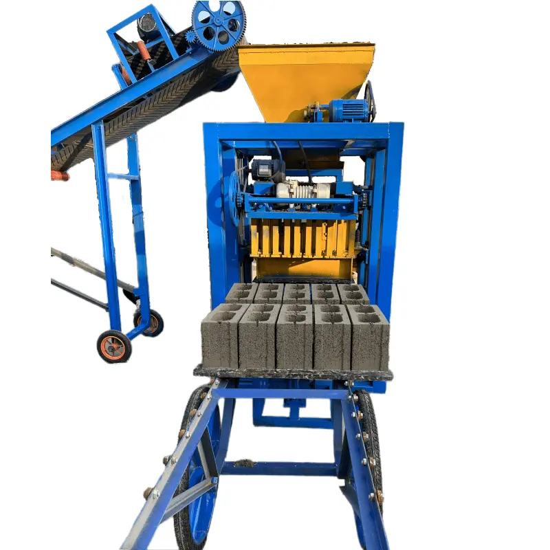 Penjualan langsung dari pabrik kualitas baik dan harga rendah mesin pembuat bata QT4-26/mesin pembuat blok semen