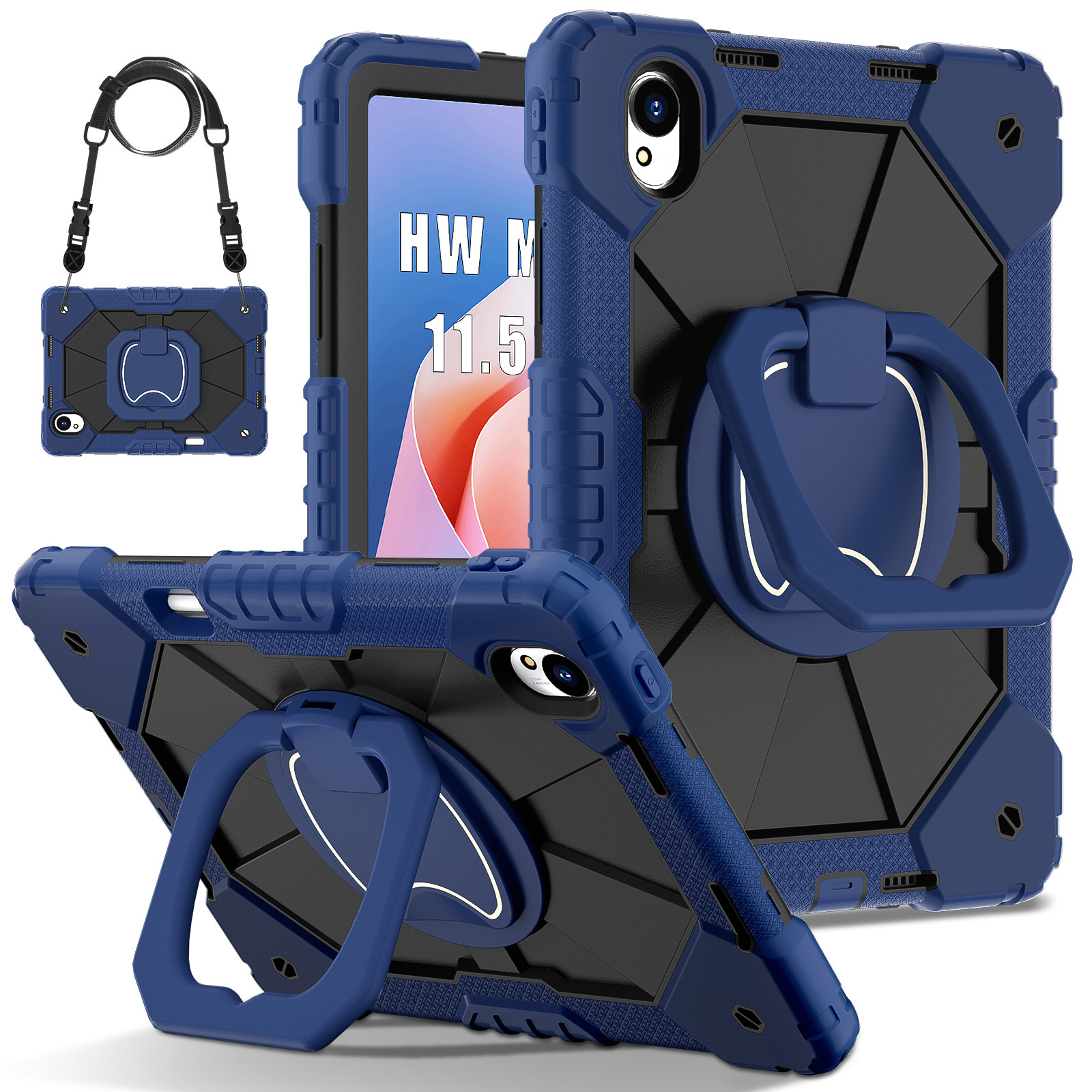 azul marino negro -para huawei matepad 11.5s