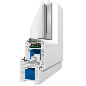 プラスチックスチール窓ガラス中国製upvc PVC - Product Image 2