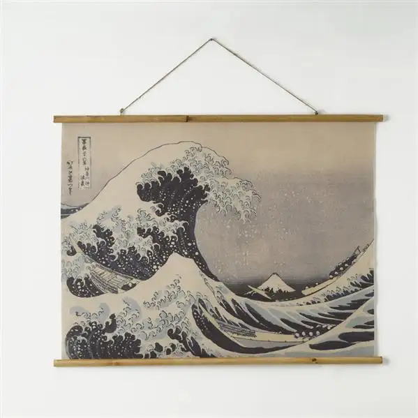 Estampas de estilo japonês e faça você mesmo, pintura de parede, arte, óleo, flor, clássico para sala de estar, 100*75*2cm, homeescolha