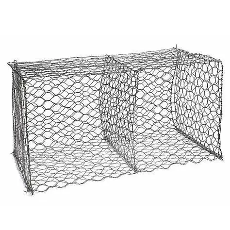 亜鉛メッキ蛇籠使用六角形ワイヤーメッシュリバーバンク保護袋蛇籠PVCコーティング蛇籠ボックス