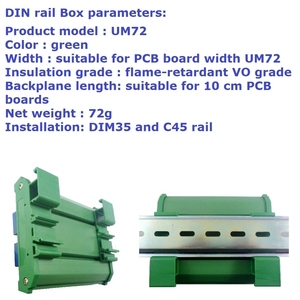DC 12V 24V 32-canali DIN35 C45 Rail Box RS485 Modbus RTU ULN2803A Darlington Transistor Controller PLC IO scheda di espansione - Product Image 4
