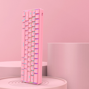 FV-DK61有线机械键盘61键无线双模C型电缆迷你游戏键盘 - Product Image 4