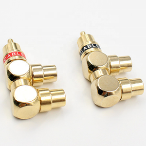 厂家直销AV音频RCA 1.23一公双母适配器连接器 - Product Image 4