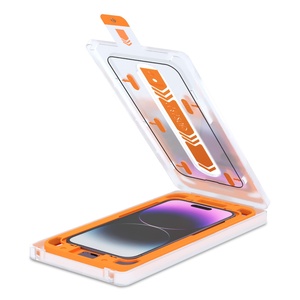 Sihirli kutu ekran koruyucu kolay Fit temperli cam iPhone 15 14 13 12 11 XR XS X - Product Image 1