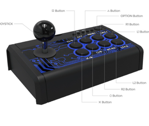 Fightin 7 in <strong>1</strong> Street Joystick Arcade Fighting Stick for Switch PS4 PS3 <strong>Xbox</strong> Pc for Android Phone - Product Image 4