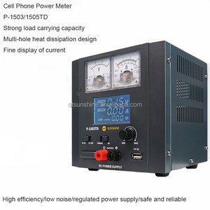 Cep telefonu Test şarj gücü onarım dijital ekran güç ölçer 15V 3a5a ayarlanabilir DC regüle güç kaynağı - Product Image 3