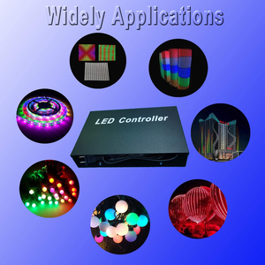 220V LED impermeabile Controller Pixel T-4000 AC SD Card di illuminazione ad alta tensione per WS2811 WS2812b Led - Product Image 6