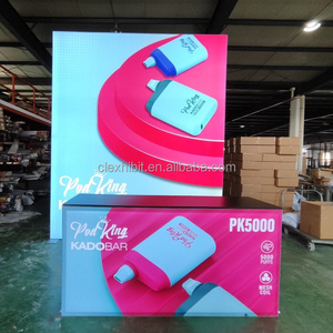 Có thể gập lại seg hộp đèn vải triển lãm thương mại hiển thị Backdrop triển lãm đứng với tradeshow bục bảng - Product Image 3