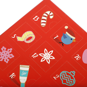 Bao Bì Quà Tặng Mỹ Phẩm Tùy Chỉnh Hộp Lịch Giáng Sinh Bằng Bìa Cứng - Product Image 3