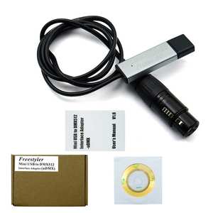Adattatore di interfaccia da USB a DMX LED DMX512 per Computer da Studio PC Controller di illuminazione Dimmer - Product Image 1