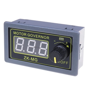 DC 5-30V 12v 24v 5A DC Motor Controller PWM Einstellbare Speed Digital display encoder duty verhältnis frequenz MAX 15A ZK-MG - Product Image 4