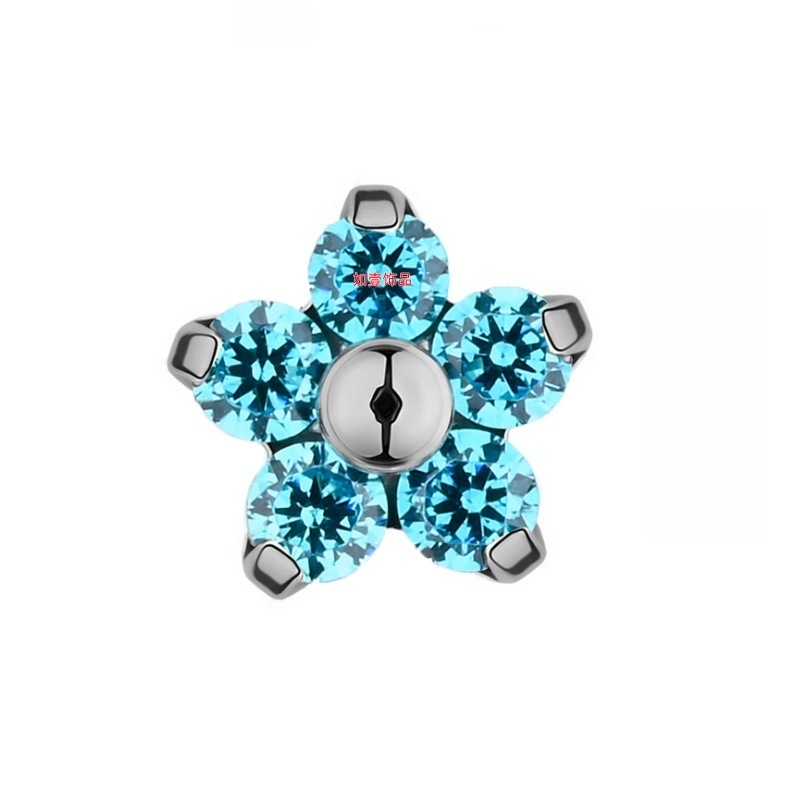 Blue zircon