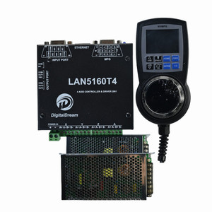 Kit completo CNC 4 ejes CNC Ethernet Mach3 Control Card Drive Sistema de control de movimiento integrado con Mpg Pendant Cnc Handwheel & 24V - Product Image 1