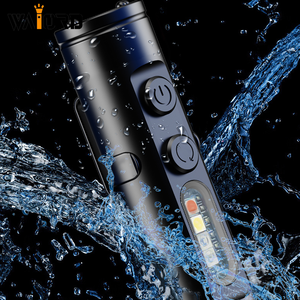 Waiord sạc chiến thuật Đèn pin zoom nhôm <span class=keywords><strong>Torch</strong></span> với đèn pha <span class=keywords><strong>LED</strong></span> cho cắm trại xách tay USB sạc - Product Image 1