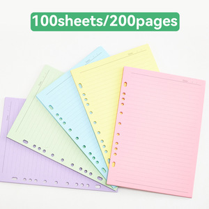 Tùy chỉnh A5 lõi ngang dòng trống bên trong trang trifora sáu lỗ bảy lỗ Nhà cung cấp - Product Image 4