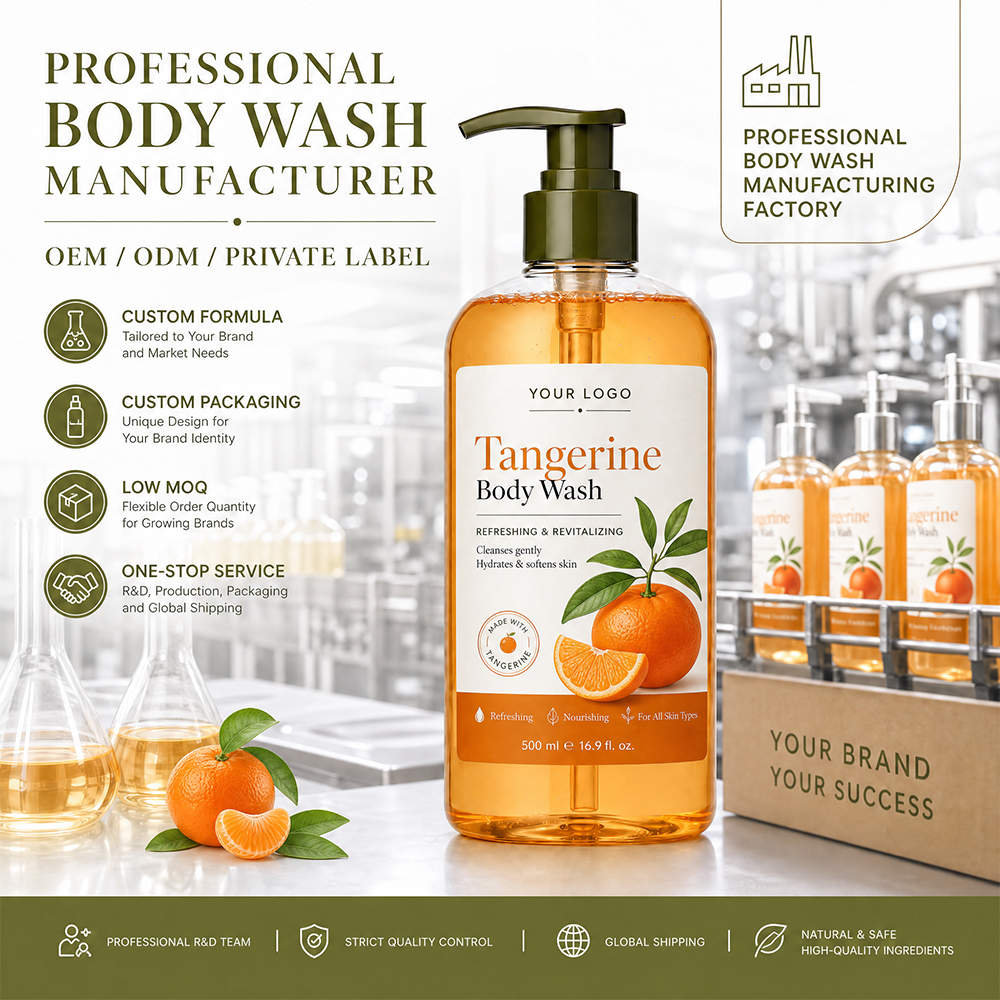Gel douche mandarine