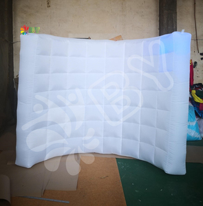 Trắng Lớn Uốn Cong Tường Ngoài Trời Blow up Đám Cưới Inflatable Đảng Lều LED Ánh Sáng Cắm Trại Lều Câu Lạc Bộ Đêm Cho Tổ Chức Sự Kiện Lớn - Product Image 2