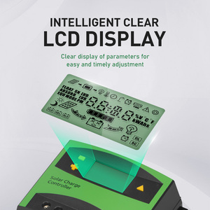 Commercio all'ingrosso display LCD 12V 24V 48V 10A 20A 30A 40A 50A 60A carico pwm scaricatore solare - Product Image 4
