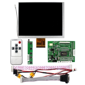 液晶控制器板，带换向VGA 2AV输入换向驱动板vga 2av液晶显示器，适用于7英寸800x600薄膜晶体管液晶显示器面板
