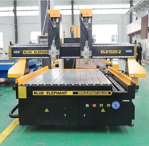 Máquina CNC de carpintería con 2 dos husillos, enrutador automático de grabado de corte Mad de madera contrachapada a la venta, asequible, 1325 - Product Image 6
