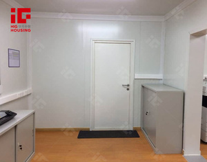 Contenedor de acero modular prefabricado, edificio portátil modular para exteriores, vivienda social