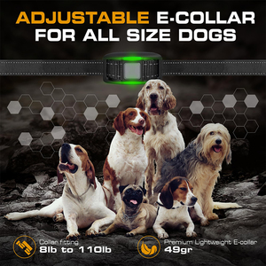 2025 संस्करण रिचार्जेबल डॉग प्रशिक्षण कॉलर 123 स्तर 1100yd रेंज वाटरप्रूफ रिमोट कंट्रोल छाल नियंत्रण छाल नियंत्रण छाल नियंत्रण - Product Image 6