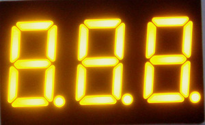3 <strong>Digit</strong> 7 <strong>Segment</strong> <strong>Display</strong> Super <strong>Red</strong> Common Anode 0.28 0.36 Inch 3 <strong>Digit</strong> 7 <strong>Segment</strong> <strong>Led</strong> 7 <strong>Segment</strong> <strong>Display</strong> - Product Image 4