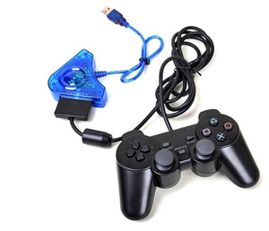 2024R适用于ps2控制器至电脑usb转换器适配器适用于ps2至USB游戏手柄转换器的usb游戏控制器 - Product Image 3